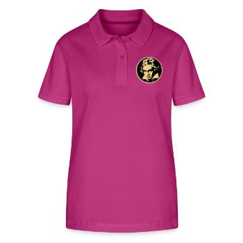 Roll over Beethoven (2-Farben) - Stanley/Stella Frauen Bio-Poloshirt ELLISER - Orchidee - Vorne - Luana (180cm)