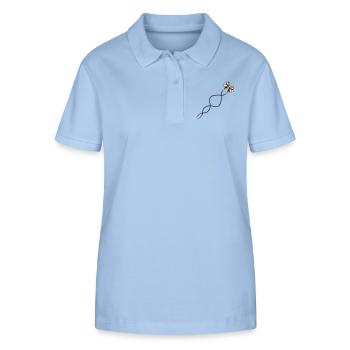 Bees - Stanley/Stella Women’s Organic Polo Shirt ELLISER - sky blue - Front - Luana (180cm)