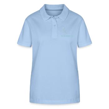 lizard jewelry patterning - Stanley/Stella Women’s Organic Polo Shirt ELLISER - sky blue - Front - Luana (180cm)
