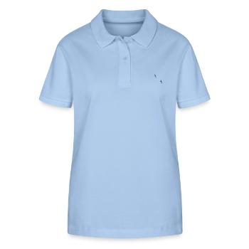 Segelflieger Geschenk Pilot Segelflugzeug - Stanley/Stella Frauen Bio-Poloshirt ELLISER - sky Blue - Vorne - Luana (180cm)