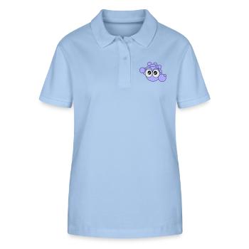 Bubbles - Stanley/Stella Women’s Organic Polo Shirt ELLISER - sky blue - Front - Luana (180cm)
