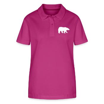 Ours polaire - Polo bio ELLISER Stanley/Stella Femme - mauve orchidée - Devant - Luana (180cm)