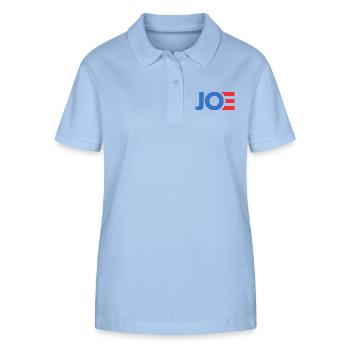 Joe biden - Polo bio ELLISER Stanley/Stella Femme - bleu ciel - Devant - Luana (180cm)