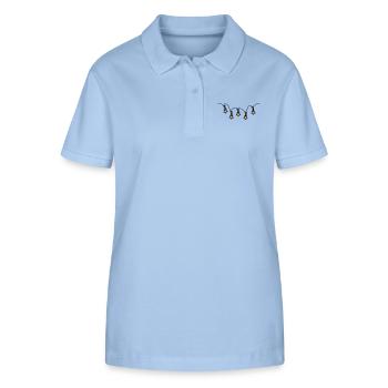 Light chain - Stars - V2 - Stanley/Stella Women’s Organic Polo Shirt ELLISER - sky blue - Front - Luana (180cm)