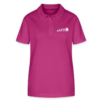 Evolution Surfing Surfer Surfboard Wellenreiten - Stanley/Stella Frauen Bio-Poloshirt ELLISER - Orchidee - Vorne - Luana (180cm)