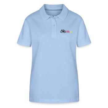 Black-red-gold - Stanley/Stella Women’s Organic Polo Shirt ELLISER - sky blue - Front - Luana (180cm)
