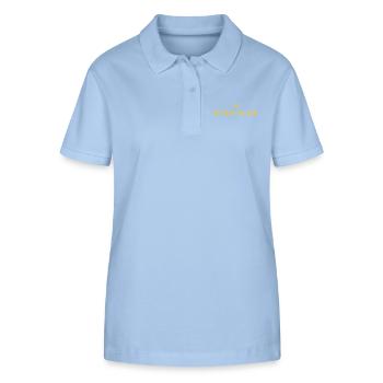 Ukraine - Stanley/Stella Frauen Bio-Poloshirt ELLISER - sky Blue - Vorne - Luana (180cm)
