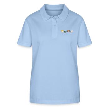 Vintage Retro Phone - Stanley/Stella Women’s Organic Polo Shirt ELLISER - sky blue - Front - Luana (180cm)