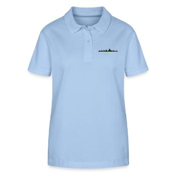 Skyline - Thüringen - Stanley/Stella Frauen Bio-Poloshirt ELLISER - sky Blue - Vorne - Luana (180cm)