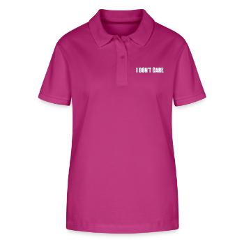 I dont care - Stanley/Stella Women’s Organic Polo Shirt ELLISER - orchid Flower - Front - Luana (180cm)
