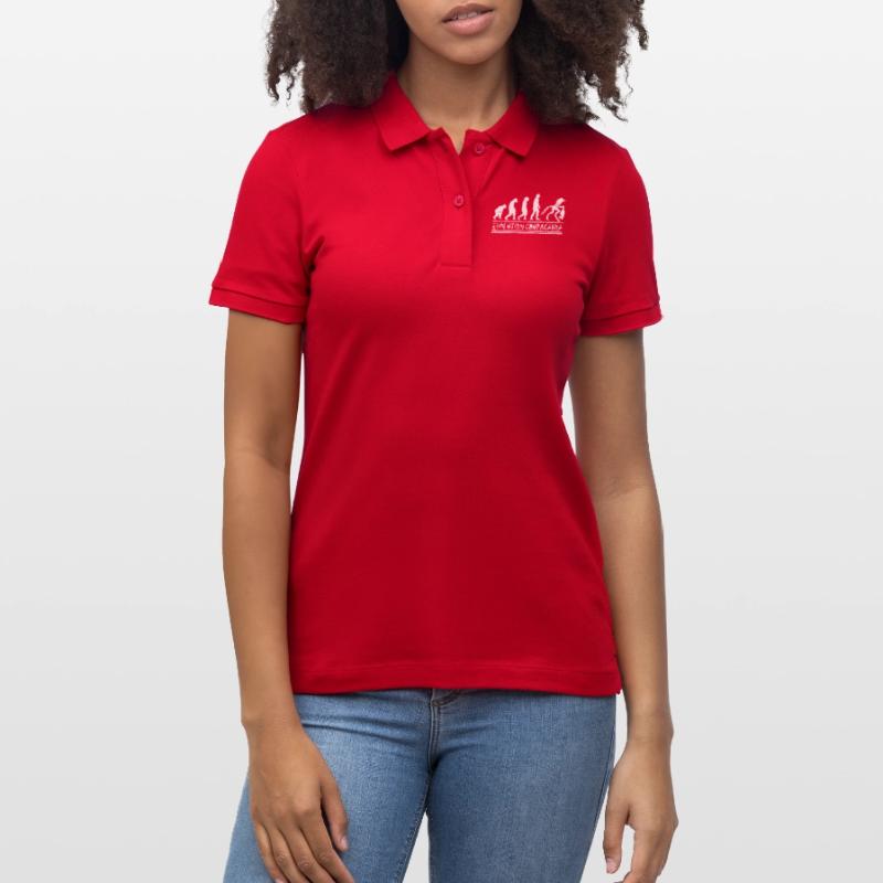 Cryptozoologists Chupacabra Creatures Evolution Stanley/Stella Women’s Organic Polo Shirt ELLISER