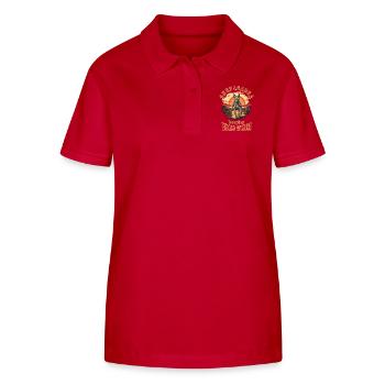 Kryptozoologen Chupacabra-Kreaturen lustige - Stanley/Stella Frauen Bio-Poloshirt ELLISER - Rot - Vorne - Luana (180cm)
