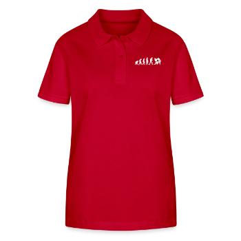 Judoka Taekwondo Karate Aikido Ju-Jutsu Evolution - Stanley/Stella Women’s Organic Polo Shirt ELLISER - red - Front - Luana (180cm)