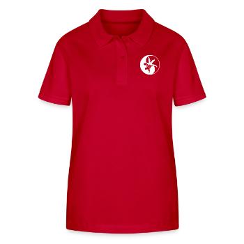 Judoka Taekwondo Karate Aikido Ju-Jutsu - Stanley/Stella Women’s Organic Polo Shirt ELLISER - red - Front - Luana (180cm)