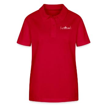 Heartbeat Skyline Royaume-Uni Glasgow - Polo bio ELLISER Stanley/Stella Femme - rouge - Devant - Luana (180cm)