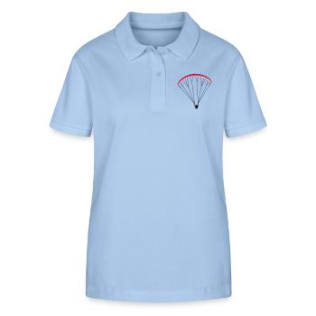 Paragliding - Stanley/Stella Women’s Organic Polo Shirt ELLISER - sky blue - Front - Luana (180cm)