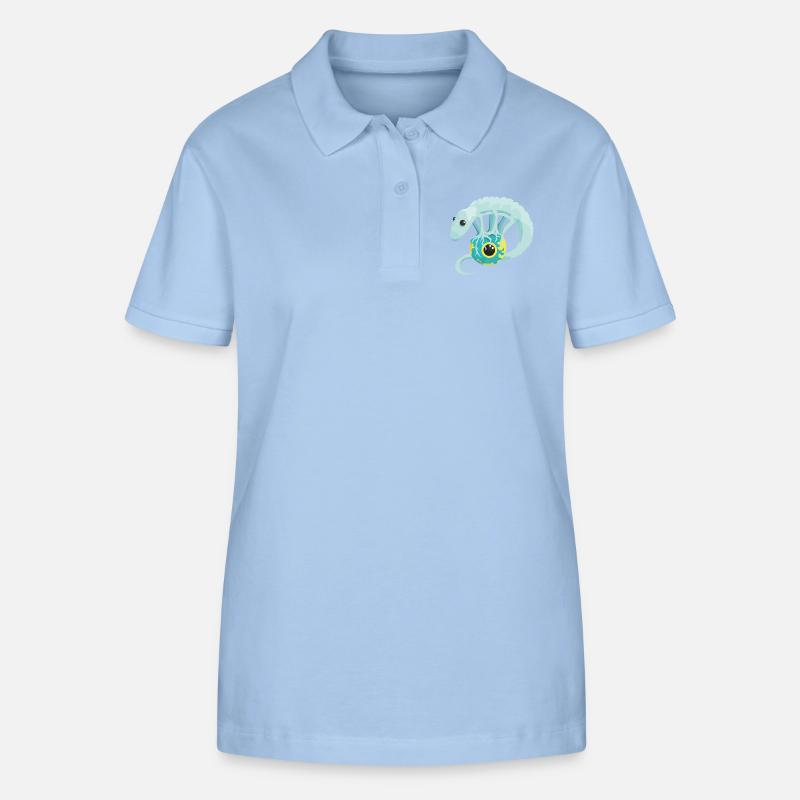 CuteLizard - Polo bio ELLISER Stanley/Stella Femme - bleu ciel
