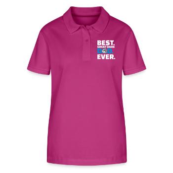 Great Dane - Stanley/Stella Women’s Organic Polo Shirt ELLISER - orchid Flower - Front - Luana (180cm)