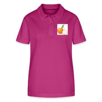 Zwiebel - Stanley/Stella Frauen Bio-Poloshirt ELLISER - Orchidee - Vorne - Luana (180cm)