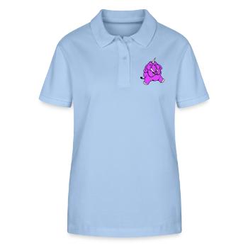 Unicorn, elephant, bad-tempered, angry, sad - Stanley/Stella Women’s Organic Polo Shirt ELLISER - sky blue - Front - Luana (180cm)