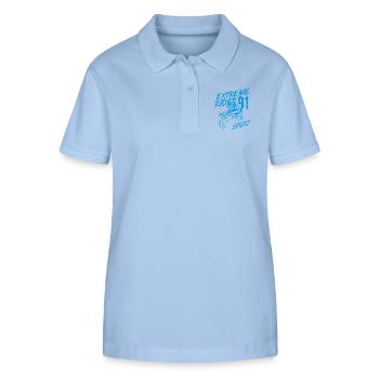 Extreme Rider 91 - Stanley/Stella Women’s Organic Polo Shirt ELLISER - sky blue - Front - Luana (180cm)