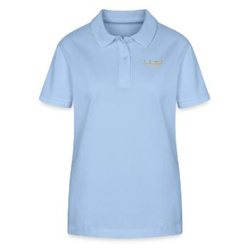 evolution ekg heartbeat lawyer justice justice - Stanley/Stella Women’s Organic Polo Shirt ELLISER - sky blue - Front - Luana (180cm)