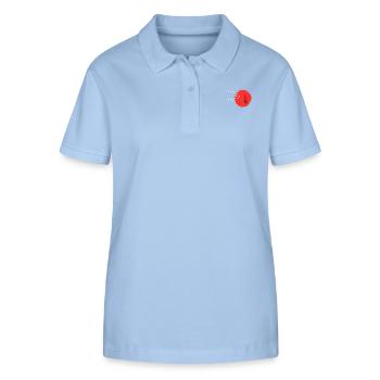 Japanese Character Art - ApriNoeScor - Stanley/Stella Women’s Organic Polo Shirt ELLISER - sky blue - Front - Luana (180cm)