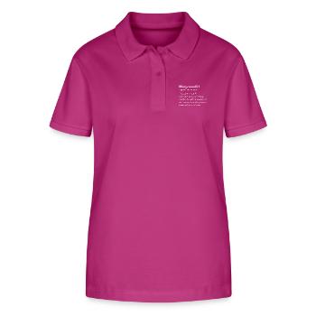 Morning Muffle Funny German Idiom - Stanley/Stella Women’s Organic Polo Shirt ELLISER - orchid Flower - Front - Luana (180cm)