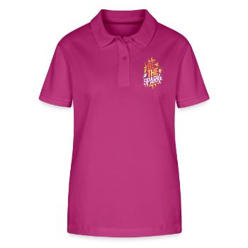 Be The Spark - Stanley/Stella Women’s Organic Polo Shirt ELLISER - orchid Flower - Front - Luana (180cm)