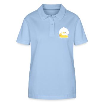 Duck Swimming - Stanley/Stella Women’s Organic Polo Shirt ELLISER - sky blue - Front - Luana (180cm)