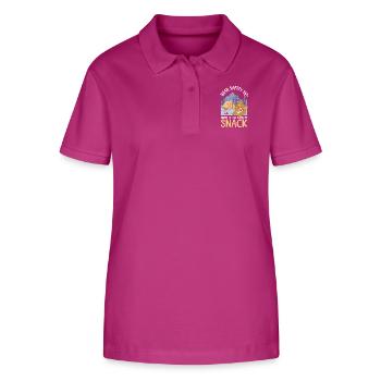 Camping Bärenangriff Tip Wandern Camper - Stanley/Stella Frauen Bio-Poloshirt ELLISER - Orchidee - Vorne - Luana (180cm)