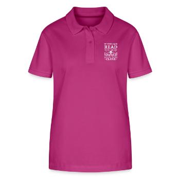 My girlfriend says you're too close - Polo bio ELLISER Stanley/Stella Femme - mauve orchidée - Devant - Luana (180cm)