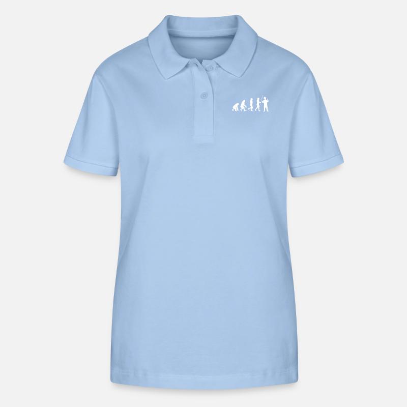 Chef - Chef T-Shirt - Chef - Evolution - Stanley/Stella Women’s Organic Polo Shirt ELLISER - sky blue
