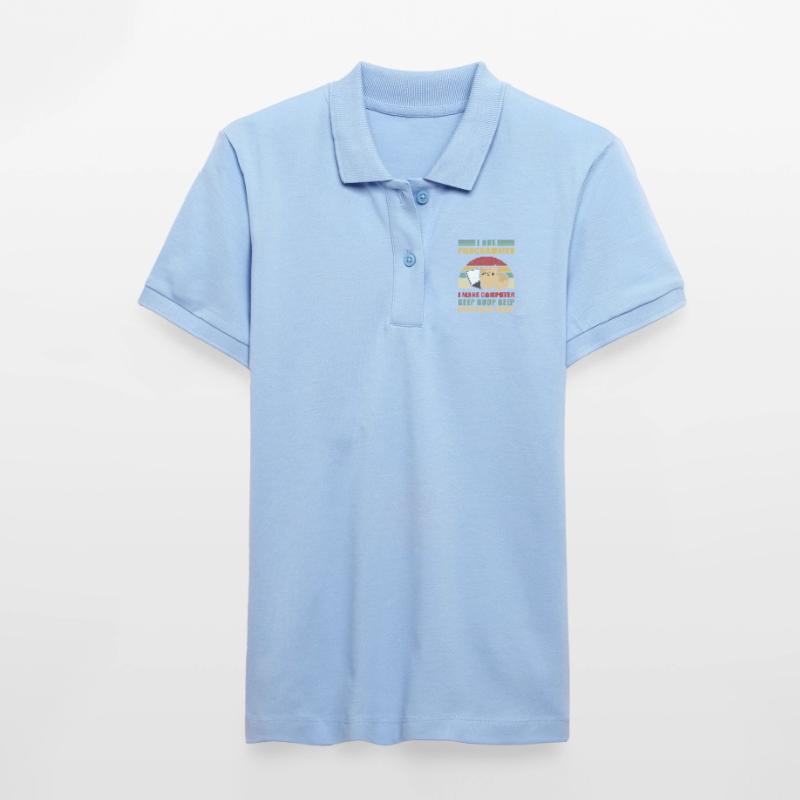 Programmer Gift Admin Computer Computer Computer Scientist Stanley/Stella Women’s Organic Polo Shirt ELLISER