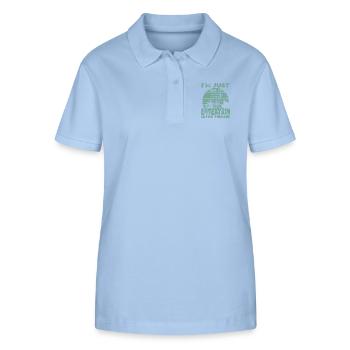Devis Disc Golf - Polo bio ELLISER Stanley/Stella Femme - bleu ciel - Devant - Luana (180cm)