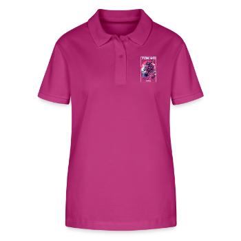 Tokio Asien 80er Japanischer Retro Drache Drachen - Stanley/Stella Frauen Bio-Poloshirt ELLISER - Orchidee - Vorne - Luana (180cm)