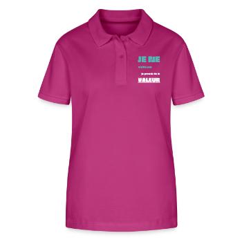 Men's, Women's, Humorous, Humorous T-Shirt Gift - Stanley/Stella Women’s Organic Polo Shirt ELLISER - orchid Flower - Front - Luana (180cm)