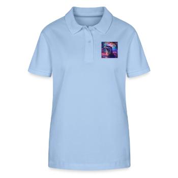 Otter - Stanley/Stella Women’s Organic Polo Shirt ELLISER - sky blue - Front - Luana (180cm)
