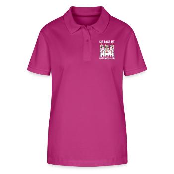 Die Lage Ist Besäufniserregend - Stanley/Stella Frauen Bio-Poloshirt ELLISER - Orchidee - Vorne - Luana (180cm)