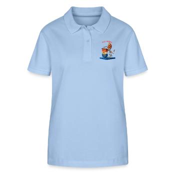 Holland Leeuw politician - Stanley/Stella Women’s Organic Polo Shirt ELLISER - sky blue - Front - Luana (180cm)