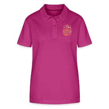 89 Years Born In February 1935 Birthday Gift - Stanley/Stella Women’s Organic Polo Shirt ELLISER - orchid Flower - Front - Luana (180cm)