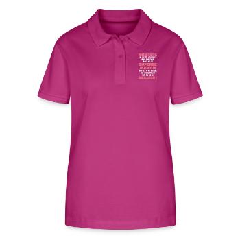 Schwangerschaftsankündigung Geschenk Zukunft Papa Zukünftige Mutter - Stanley/Stella Frauen Bio-Poloshirt ELLISER - Orchidee - Vorne - Luana (180cm)