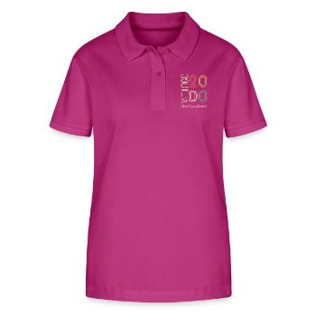 Geburtstagsgeschenk 24 Jahre - 2000 - Stanley/Stella Frauen Bio-Poloshirt ELLISER - Orchidee - Vorne - Luana (180cm)