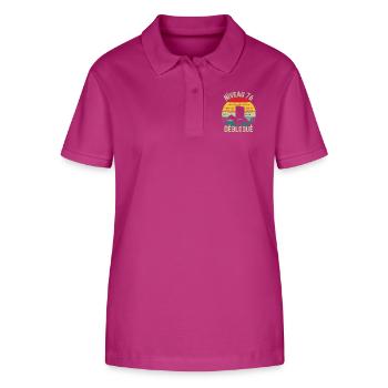 Niveau 76 Débloué - Polo bio ELLISER Stanley/Stella Femme - mauve orchidée - Devant - Luana (180cm)
