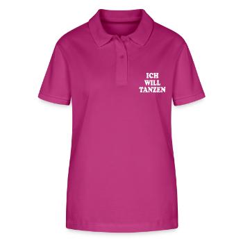 Ich will tanzen - Stanley/Stella Frauen Bio-Poloshirt ELLISER - Orchidee - Vorne - Luana (180cm)