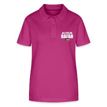 all eyes on rafah - Polo bio ELLISER Stanley/Stella Femme - mauve orchidée - Devant - Luana (180cm)