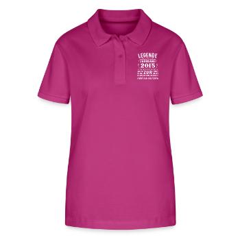 Legende - Jahrgang 2015 - Zur Perfektion Gereift - Stanley/Stella Frauen Bio-Poloshirt ELLISER - Orchidee - Vorne - Luana (180cm)