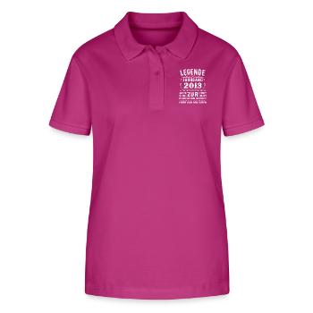 Legende - Jahrgang 2013 - Zur Perfektion Gereift - Stanley/Stella Frauen Bio-Poloshirt ELLISER - Orchidee - Vorne - Luana (180cm)