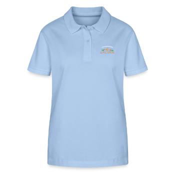 Urlaub Reisen - Stanley/Stella Frauen Bio-Poloshirt ELLISER - sky Blue - Vorne - Luana (180cm)