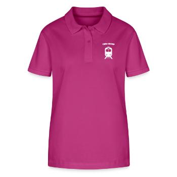 Voie de locomotive - Polo bio ELLISER Stanley/Stella Femme - mauve orchidée - Devant - Luana (180cm)